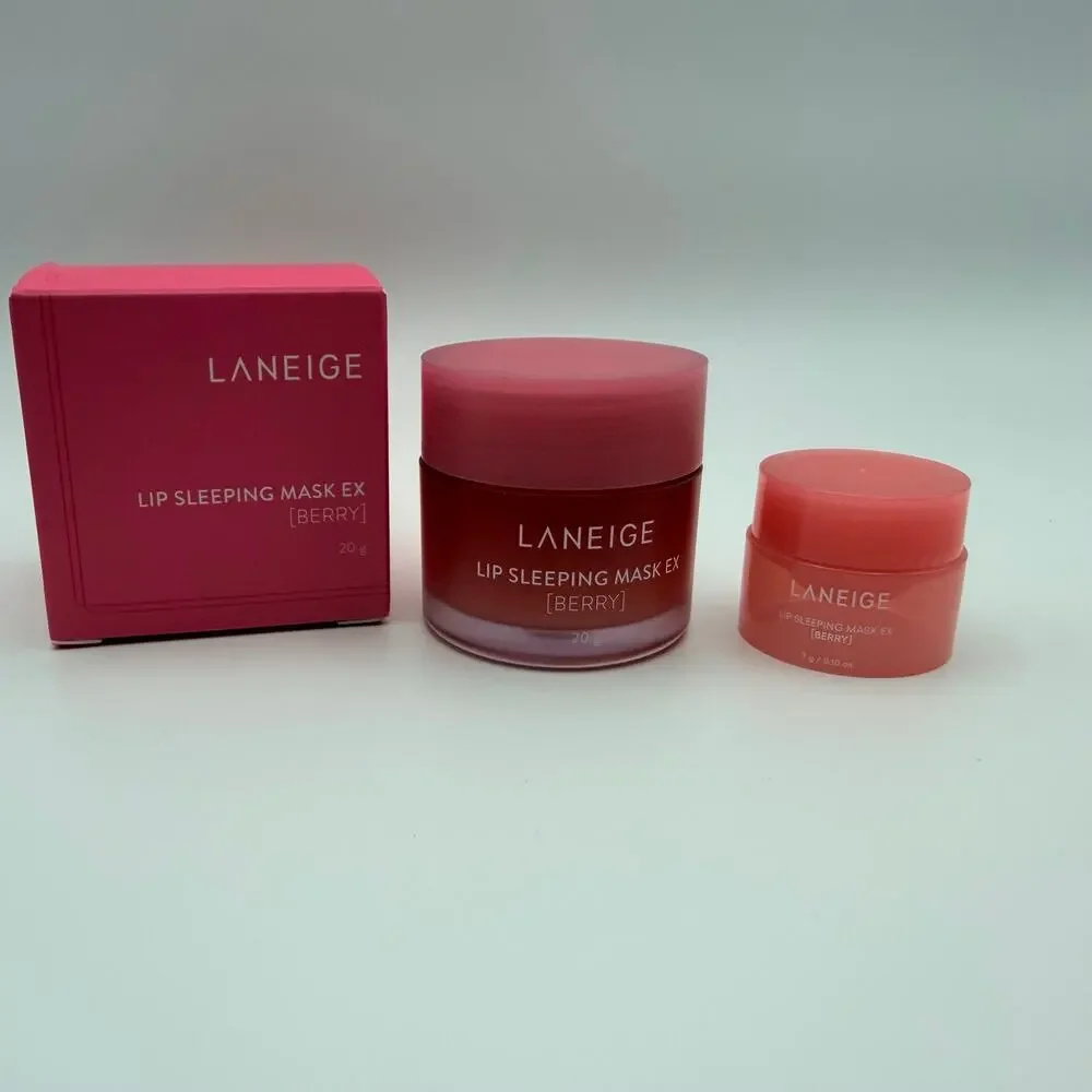 Laneige Berry Lip Sleeping Mask Full Size 20g + Mini 3g Set NIB